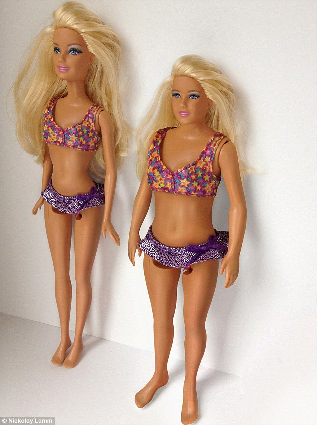 Как бы выглядела Барби, если бы у неё была фигура реальной женщины Барби, с реальной фигурой , настоящей, женщины, Николай Ламм