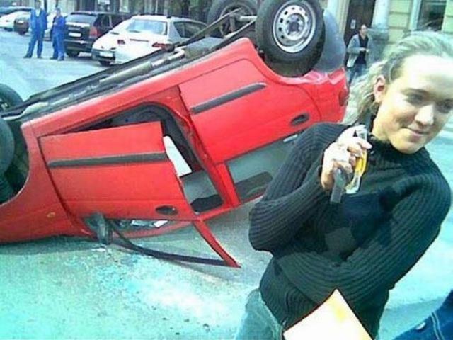 Что бывает когда за рулём женщина женщина за рулём